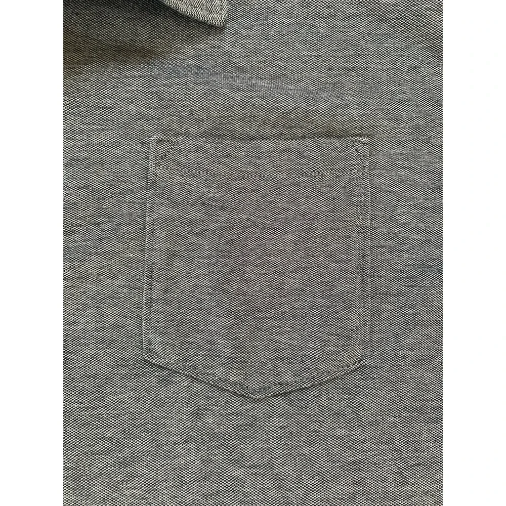 Banana Republic Performance Pique Pocket Polo Shirt‎ Mens XL Grey Heather BR+